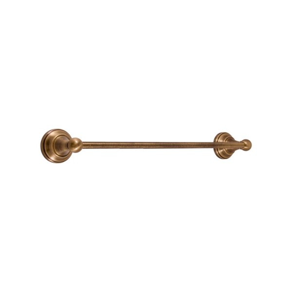 RAV Slezák - MORAVA RETRO - Koupelnový doplněk Držák ručníku 550, 5 mm, Stará mosaz (Bronz) MKA0701/55SM MKA0701/55SM