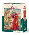 ART PUZZLE 4582 Puzzle Červená kočka