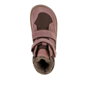 Dívčí zimní barefoot boty UP HILL WOOL Dark Pink Froddo G3160262-10 - 25