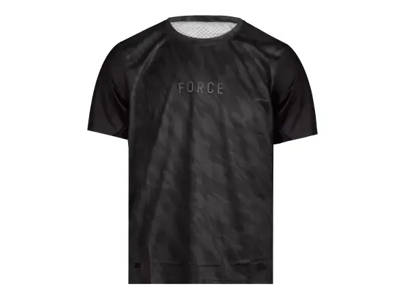 Force MTB Rules pánský dres krátky rukáv černá/šedá vel. XL