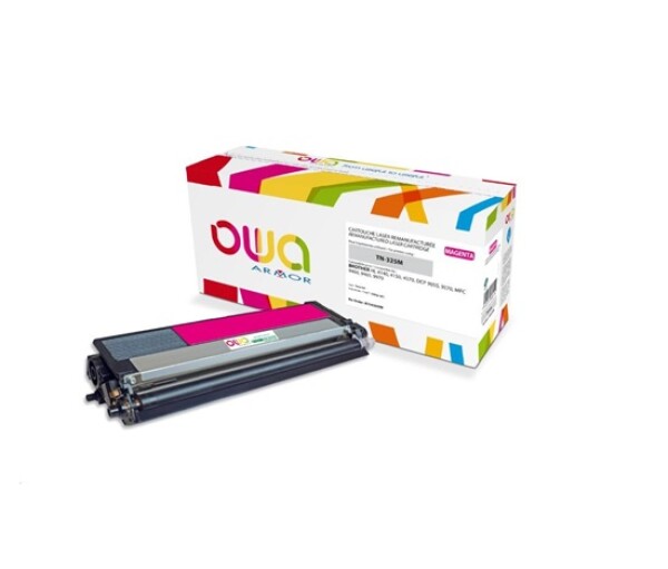 OWA Armor toner pro BROTHER HL 4140, 4150, 4570, MFC 9460 DCP 9055, 9270, 3500 Stran, TN325M, červená/magenta (TN-325M) EDF_1080917