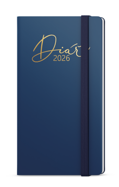 Týdenní diář 2026 Baloušek kapesní Jakub - Luxi modrá