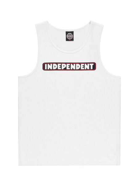 Independent Bar Logo white pánské tílko