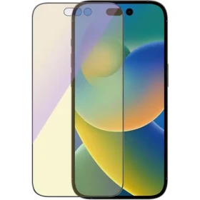 PanzerGlass Tvrzené sklo UWF Anti-Bluelight AB s aplikátorem pro Apple iPhone 14 Pro černá (2792)