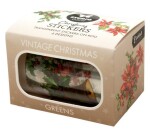 Průhledné samolepky Studio Light Vintage Christmas - Květy Vánoc