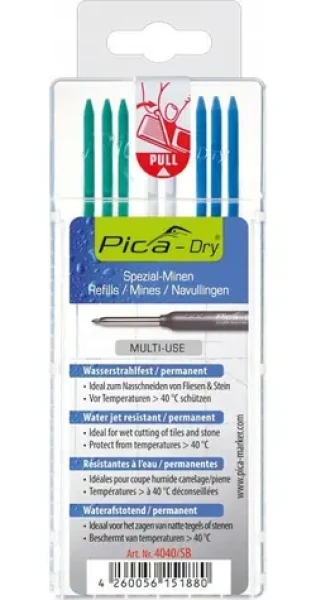 Pica-Marker DRY Refills Special / Náhradní tuhy / SB balení (4040/SB)