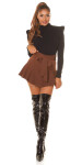 Trendy Koucla Highwaist Skorts with belt barva velikost