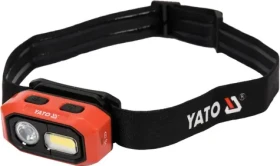 Yato LED čelovka COB + OSRAM 480lm / Čelová svítilna / pohybový senzor / USB nabíjení / IP54 (YT-08592)