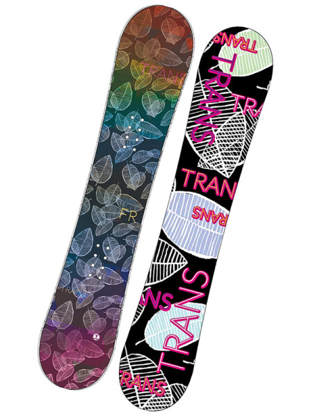 Trans FR fullrocker MULTICOLOR BLACK snowboard 143