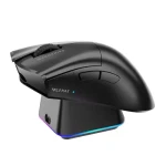 Rozbaleno Machenike L8 Max s nabíjecí stanicí černá/bezdrátová herní myš/optická 6000 DPI/7 tlačítek / 450 mAh / 2.4GHz / rozbaleno (208938.rozbaleno)