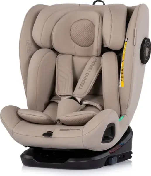 CHIPOLINO Autosedačka Techno i-Grow i-Size Latte / 40-150 cm / Isofix 360° / 0-36 kg (STKTHG02603LA)