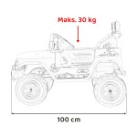 Mamido Elektrické autíčko Toyota FJ Cruiser 4x4 růžové
