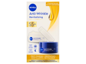 Nivea obnovující denní a noční krém proti vráskám 55+ 2 x 50 ml