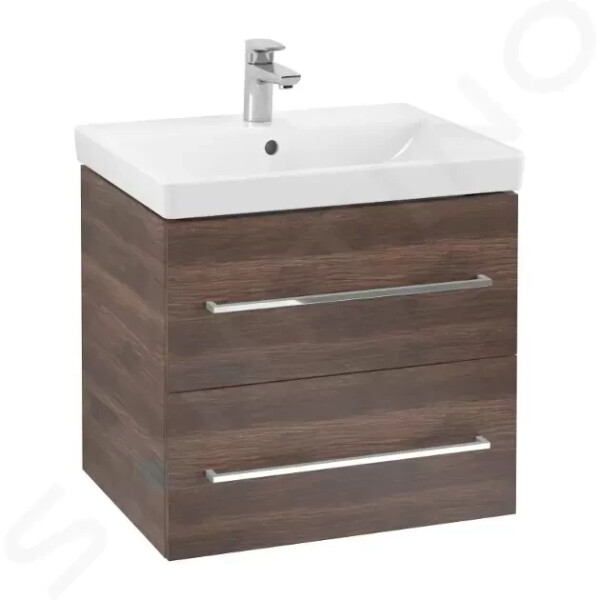 VILLEROY & BOCH - Avento Umyvadlová skříňka, 580x514x452 mm, 2 zásuvky, Arizona Oak A88900VH