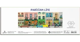 GALISON Panoramatické puzzle Pařížský život 1000 dílků