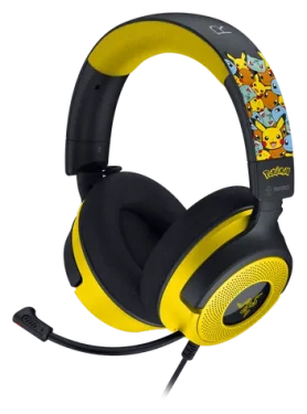 Razer Kraken V4 X Pokémon Kanto Starters Ed. / Herní sluchátka / mikrofon / 7.1 / RGB / USB-A / USB-C (RZ04-05180300-R3M1)