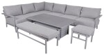 Rojaplast TAMPA souprava hliníková - šedá