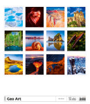 Nástěnný kalendář 2026 Helma - Geo Art, 45 x 52 cm
