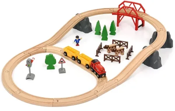 BRIO vláčkodráha Venkovská dráha s mostem (33909)