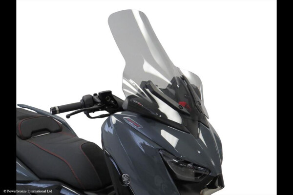 Yamaha X-Max125 18-22,X-Max300 17-22,X-Max400 18-20,Tricity300 20-25 Skútr plexi Powerbronze 640 mm - čiré