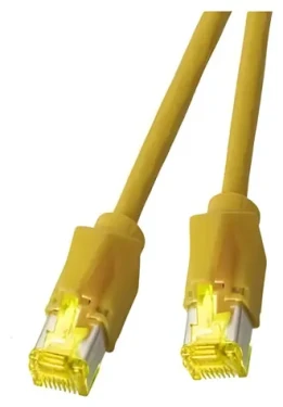 EFB Patchkabel Cat6A S/FTP 2m žlutá / Síťový kabel / RJ-45 / LSZH / pozlacené kontakty (K8580GE.2)