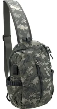 Cattara Batoh přes rameno 4l ARMY PIXEL / Batoh / 16 x 30 x 10 cm / 4 l / 5x kapsy (13877)