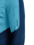 ICEBREAKER Mens Mer 200 Realfleece Descender LS Half, Arctic/Atlantis/Cb (vzorek) velikost: M