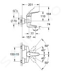 GROHE - Euroeco Special Páková umyvadlová baterie, chrom 32770000