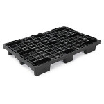 Plastové palety 1200 x 800 x 155 mm, zatížení 1500kg, hmotnost 5,6kg | RAJA
