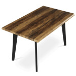 Jídelní stůl 130x80cm, mdf, old wood, HT-F4413 OLW