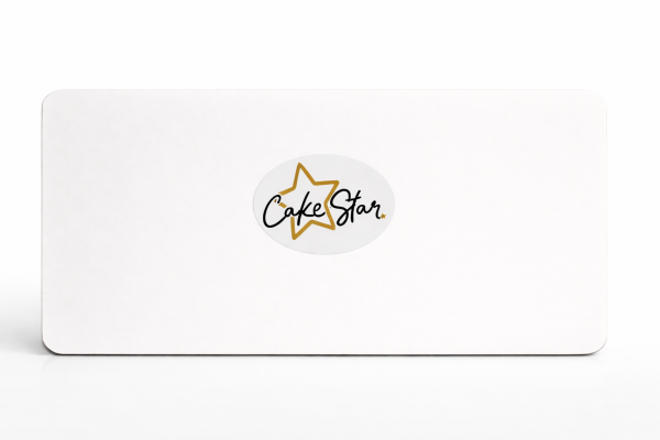 Cake Star Tác pevný dřevovláknitý bílý 15x35cm