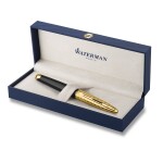 Plnicí pero Waterman Caréne 25 SE DLX Black GT, hrot F