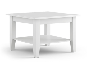 Massivo.cz Konferenční stolek Belluno Elegante, malý, bílý, masiv, borovice