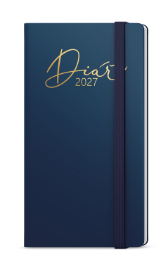 Týdenní diář 2027 Baloušek Jakub Luxi kapesní modrá