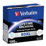 Verbatim M-Disc BD-R XL 100GB 5ks / Blu-ray médium / 4x / archivační / jewel case (43849)