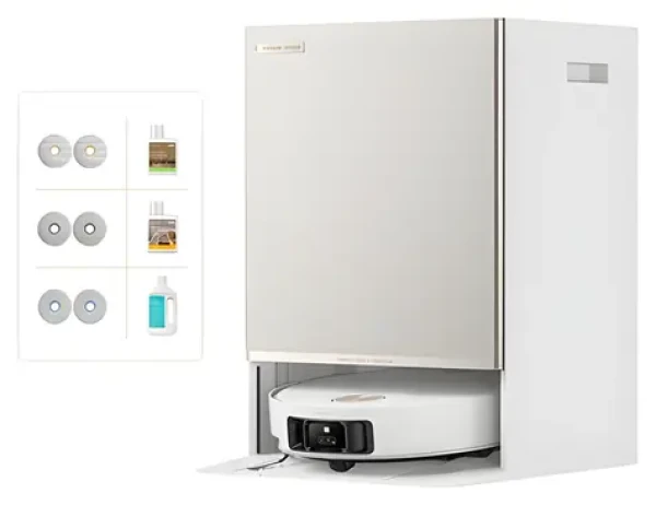 Dreame Matrix10 Ultra bílá / Robotický vysavač / 6400 mAh / 30000 Pa / Amazon Alexa Google Assistant Siri (RLX95CE-WH)