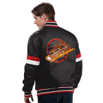 Starter Pánská bunda Vancouver Canucks NHL Vintage Dive Play Varsity Satin Jacket Velikost: M