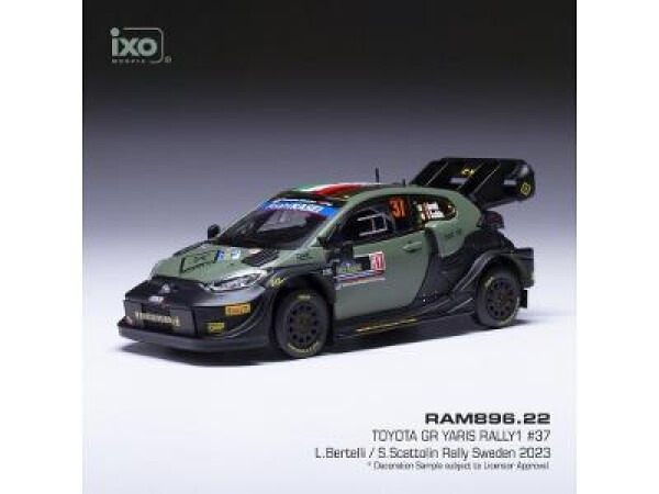 Toyota GR Yaris Rally1 - Rally Sweden 2023 #37 Bertelli 1:43 IXO