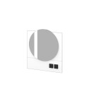 Dřevojas - Zrcadlo INVENCE ZCOE 60 - L01 Bílá vysoký lesk 339739