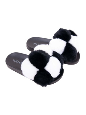 Yoclub Dámské sandály Slide Black