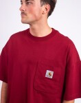 Tričko Carhartt WIP S/S Work Pocket T-Shirt Scarlet