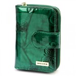 Luxusní dámská kožená peněženka Gregorio Santina, zelená
