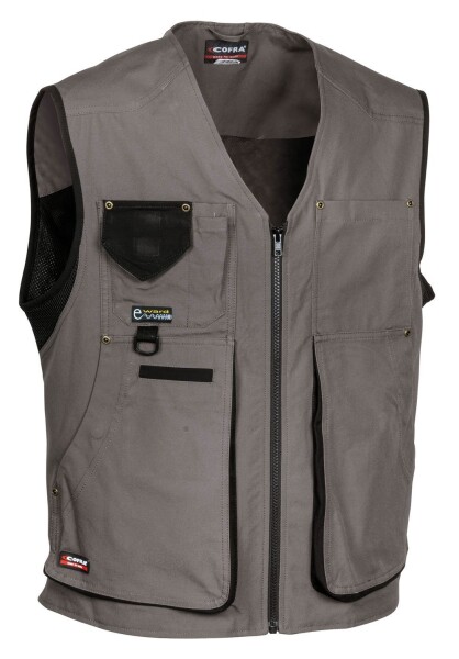 Pracovní vesta COFRA ZURICH Barva: Antracitová, Velikost: 52 (CAZURICH_04_52)