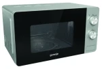Gorenje MO17E1S stříbrná / Mikrovlnná trouba / 17 l / 700 W / volně stojící / bez displeje (MO17E1S)