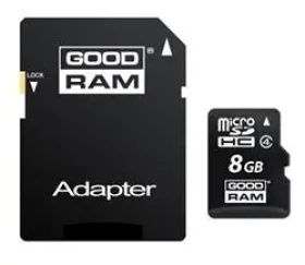 GOODRAM microSDHC 8 GB + adaptér / Class 4 (M40A-0080R11)