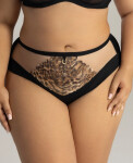 Kalhotky Ava 2143 S-3XL elegantní černá S