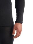 Pánské merino triko dlouhý rukáv ICEBREAKER Mens 175 Everyday LS Crewe, Black velikost: S