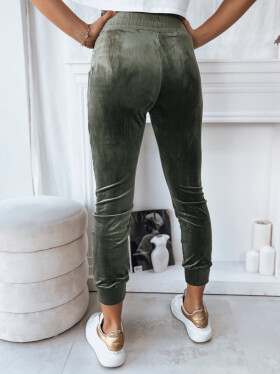 FRAGILE dámské kalhoty zelené Dstreet
