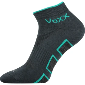 VOXX Ponožky sportovní slabé DUKATON se stříbrem TMAVĚ ŠEDÉ (3 páry) 35-38 100715