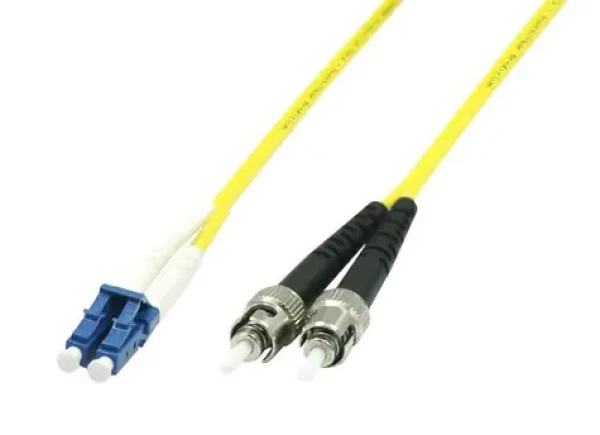 MicroConnect Optical Fibre Cable LC/ST Singlemode duplex OS2 2m žlutá (FIB411002)